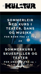 Mobile Screenshot of kultursommerleir.no